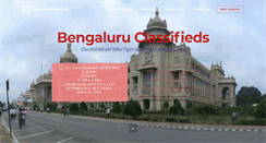 Desktop Screenshot of bangaloreclassifieds.com
