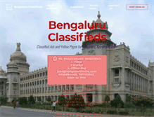 Tablet Screenshot of bangaloreclassifieds.com